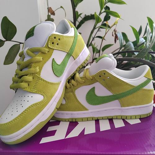 Cheap Nike Dunk Shoes Wholesale Men and Women Green Apple-147 - Click Image to Close